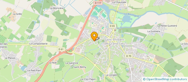 localisation de l'entreprise SCI MARICIA  SAINT-PHILBERT-DE-GRAND-LIEU