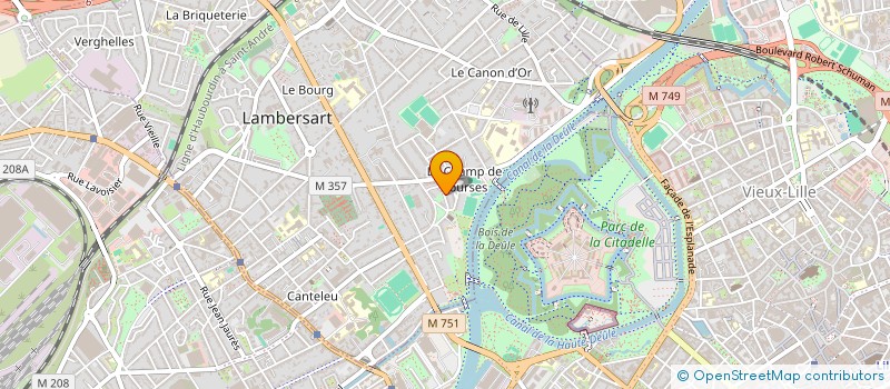 localisation de l'entreprise SCI MARICK à LAMBERSART