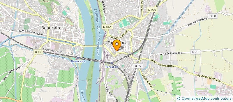 localisation de l'entreprise SCI MARICK  LA CANOURGUE