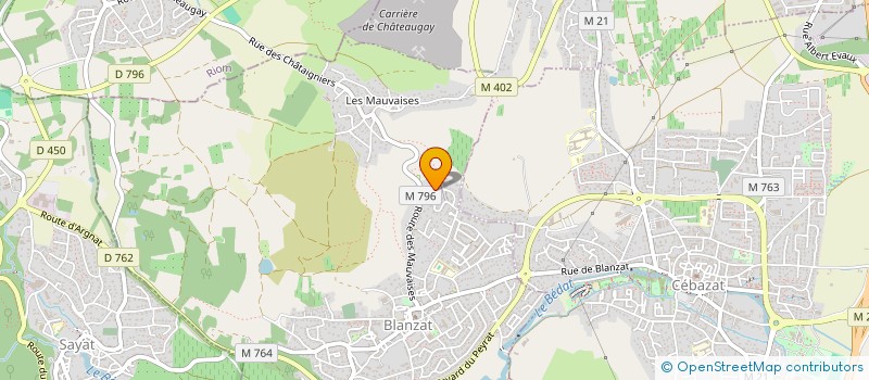 localisation de l'entreprise SCI MARICKA  CHAMALIERES