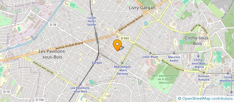 localisation de l'entreprise SCI MARIDA à LIVRY-GARGAN
