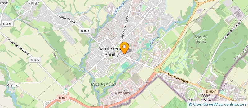 localisation de l'entreprise SCI MARIDAN à SAINT-GENIS-POUILLY