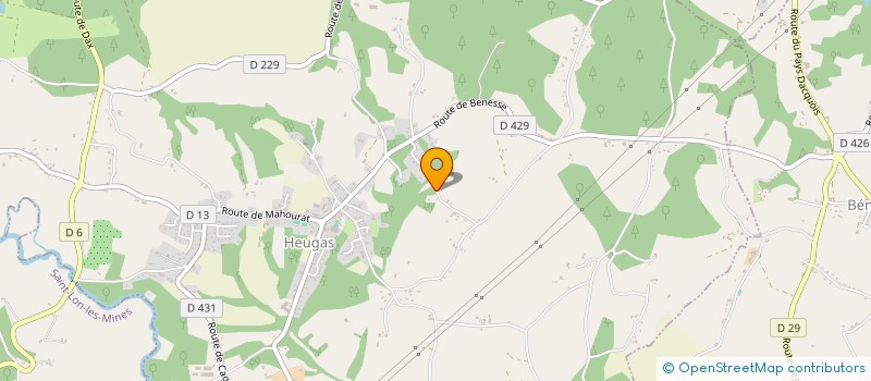 localisation de l'entreprise SCI MARIDANA  HEUGAS