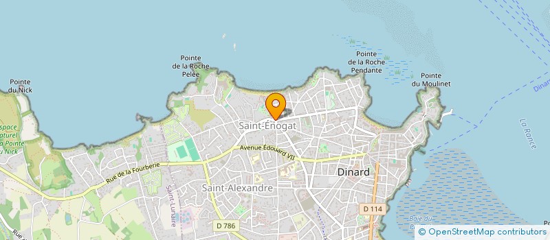 localisation de l'entreprise SCI MARIE 2002  DINARD