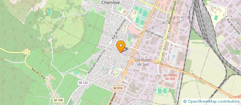 localisation de l'entreprise SCI MARIE  CHENOVE