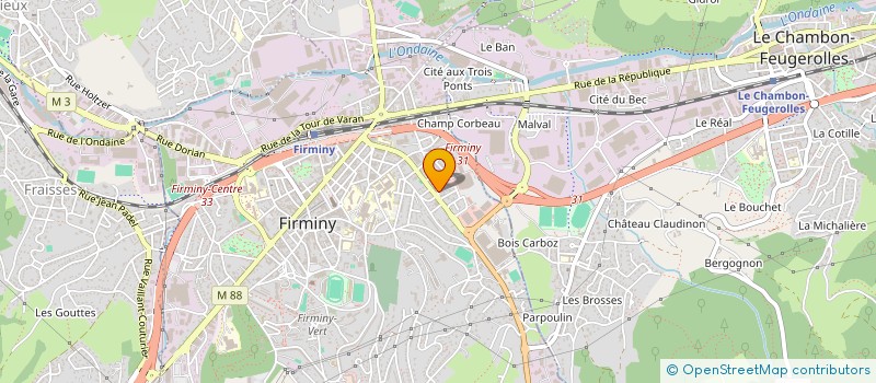 localisation de l'entreprise SCI MARIE  FIRMINY