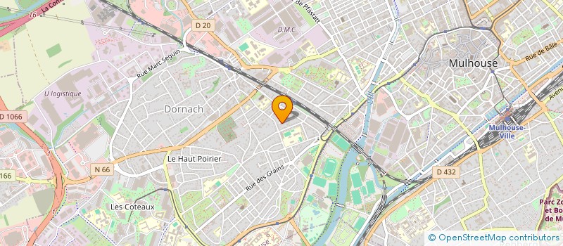 localisation de l'entreprise SCI MARIE  MULHOUSE