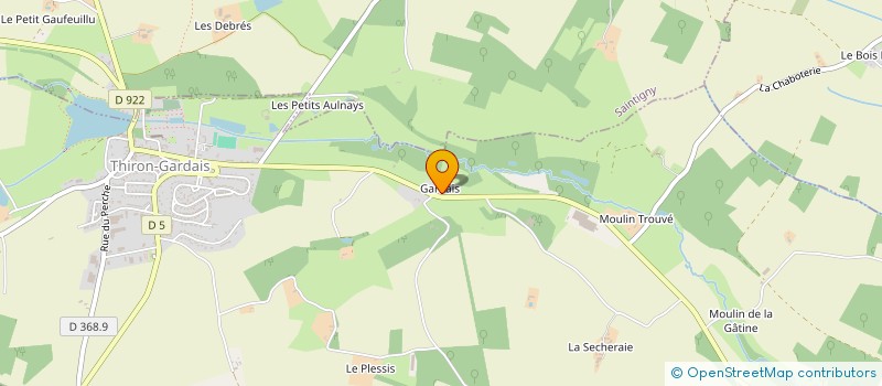 localisation de l'entreprise SCI MARIE à THIRON-GARDAIS