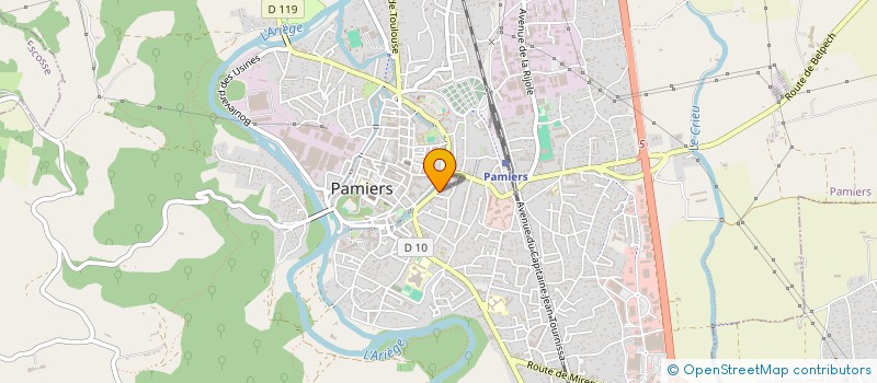 localisation de l'entreprise SCI MARIE à PAMIERS
