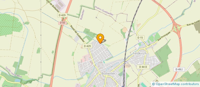 localisation de l'entreprise SCI MARIE  BOLLWILLER