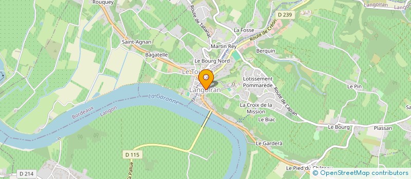 localisation de l'entreprise SCI MARIE  LANGOIRAN