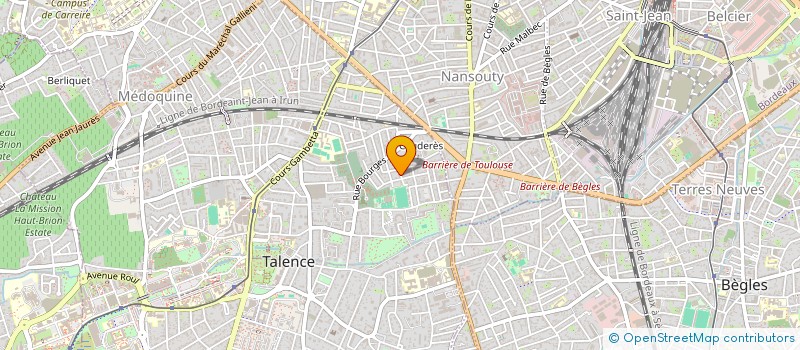 localisation de l'entreprise SCI MARIE  TALENCE