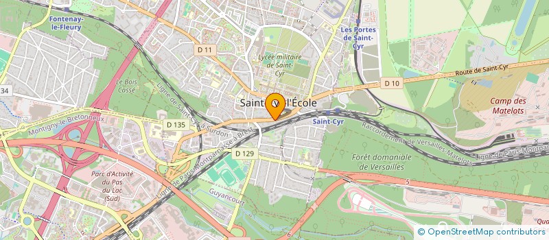 localisation de l'entreprise SCI MARIE  SAINT-CYR-L'ECOLE