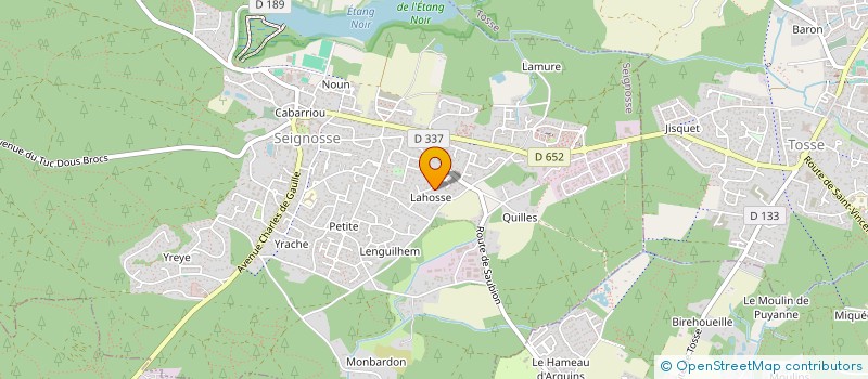 localisation de l'entreprise SCI MARIE  SEIGNOSSE