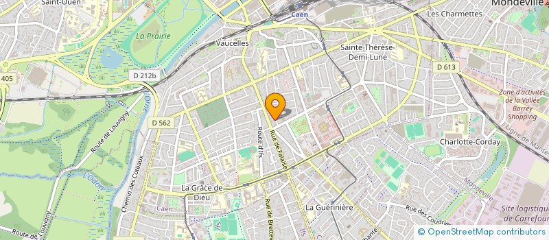 localisation de l'entreprise SCI MARIE  CAEN