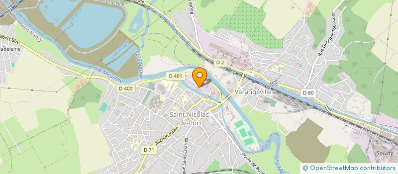 localisation de l'entreprise SCI MARIE  SAINT-NICOLAS-DE-PORT