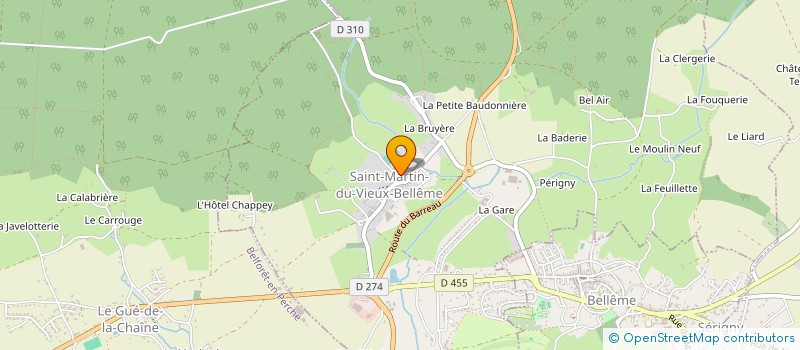 localisation de l'entreprise SCI MARIE à SAINT-MARTIN-DU-VIEUX-BELLEME