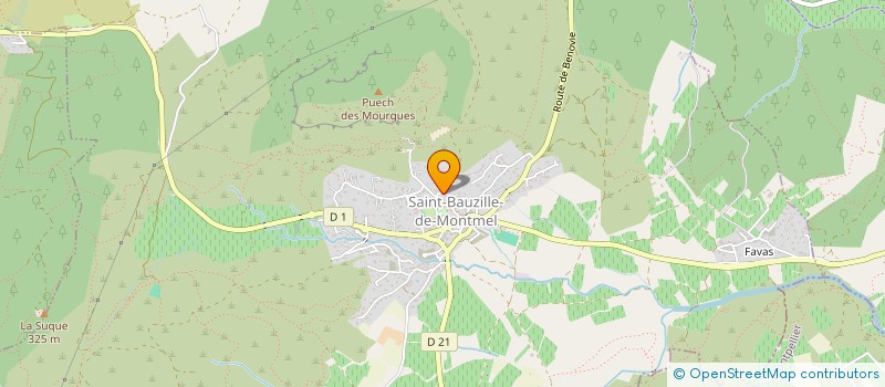 localisation de l'entreprise SCI MARIE  SAINT-BAUZILLE-DE-MONTMEL