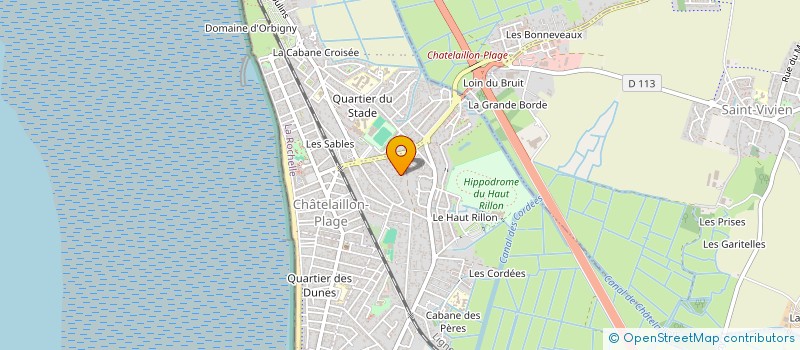 localisation de l'entreprise SCI MARIE à CHATELAILLON-PLAGE