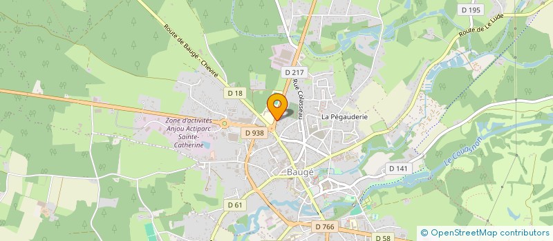 localisation de l'entreprise SCI MARIE  BAUGE-EN-ANJOU