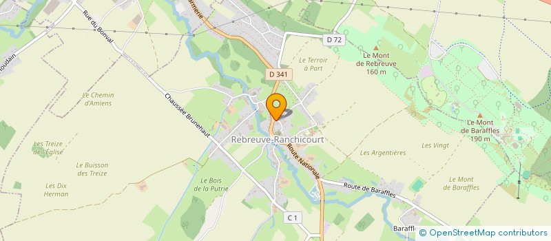 localisation de l'entreprise SCI MARIE  REBREUVE-RANCHICOURT