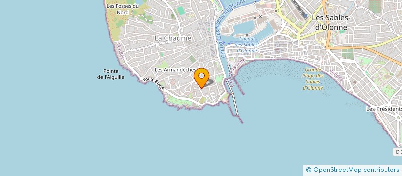 localisation de l'entreprise SCI MARIE à LES SABLES D'OLONNE