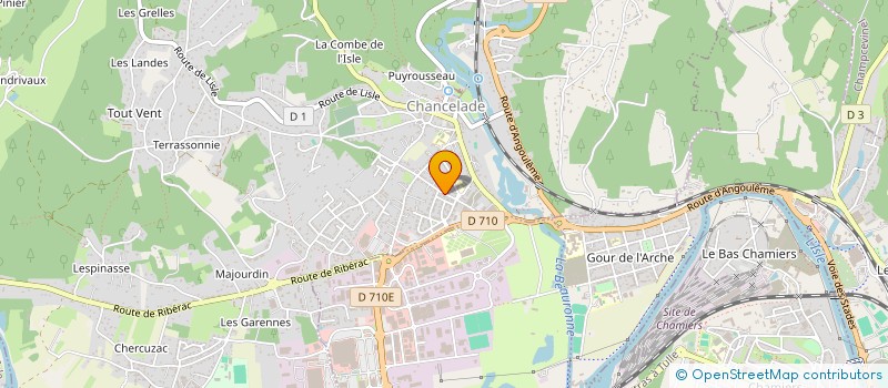 localisation de l'entreprise SCI MARIE  CHANCELADE