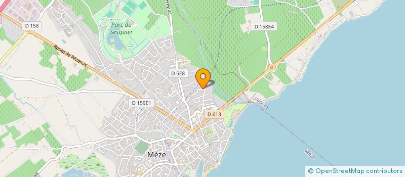 localisation de l'entreprise SCI MARIE à MEZE