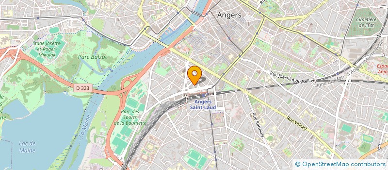localisation de l'entreprise SCI MARIE à ANGERS