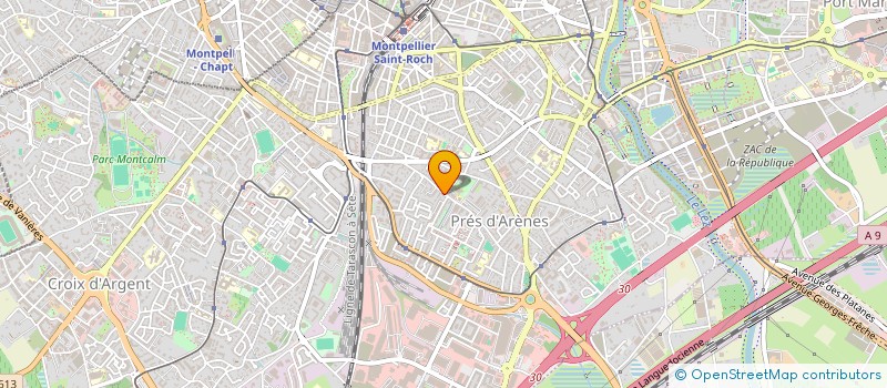 localisation de l'entreprise SCI MARIE à MONTPELLIER