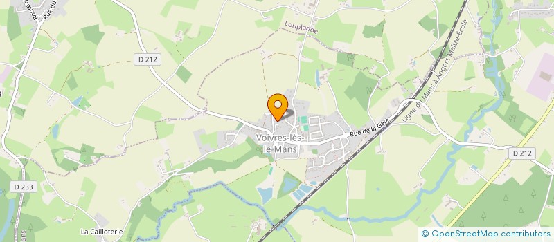 localisation de l'entreprise SCI MARIE  VOIVRES-LES-LE-MANS