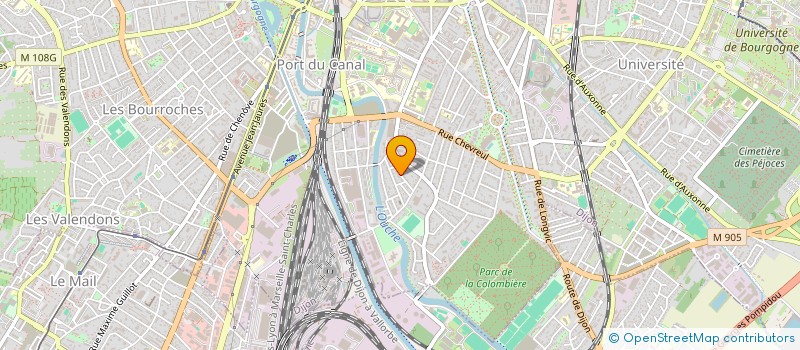localisation de l'entreprise SCI MARIE à DIJON