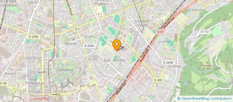 localisation de l'entreprise SCI MARIE  SAINT-MARTIN-D'HERES