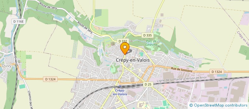 localisation de l'entreprise SCI MARIE  CREPY-EN-VALOIS