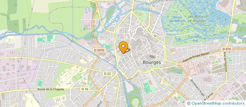 localisation de l'entreprise SCI MARIE  BOURGES