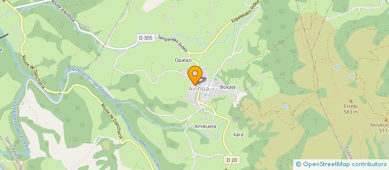 localisation de l'entreprise SCI MARIE ADELINE  ESPELETTE