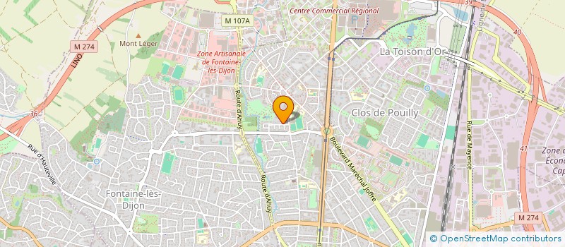 localisation de l'entreprise SCI MARIE ANDREE à DIJON