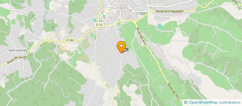 localisation de l'entreprise SCI MARIE-ANGE  LORGUES