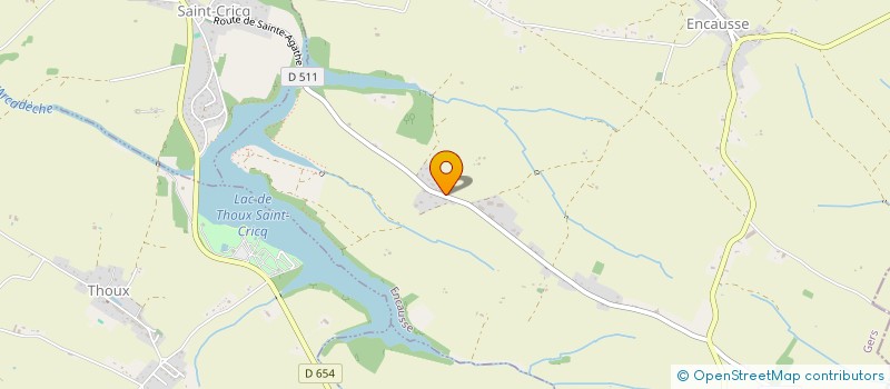 localisation de l'entreprise SCI MARIE ANGE ANDRIEUX - CEDRIC BARDOU IMMOBILIER  ENCAUSSE