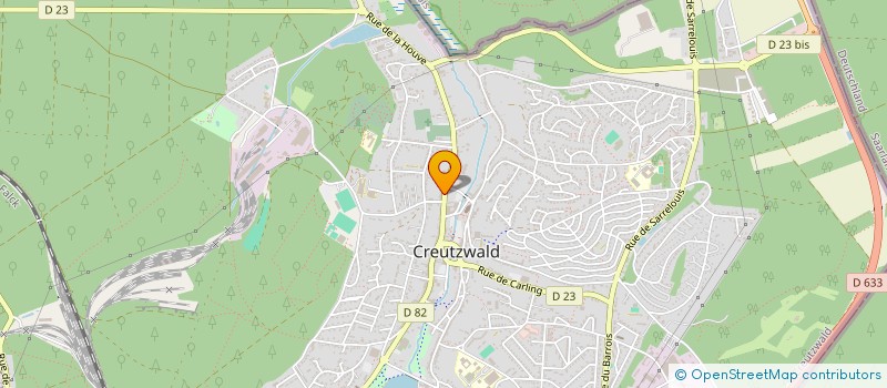 localisation de l'entreprise SCI MARIE-ANNE  CREUTZWALD