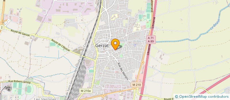 localisation de l'entreprise SCI MARIE ANTHONY  GERZAT