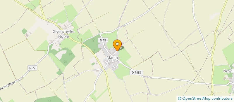 localisation de l'entreprise SCI MARIE ANTOINETTE  MANIN