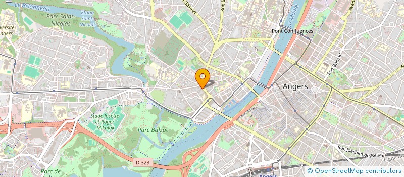 localisation de l'entreprise SCI MARIE-ANTOINETTE à ANGERS
