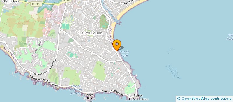 localisation de l'entreprise SCI MARIE ARMELLE  LE POULIGUEN