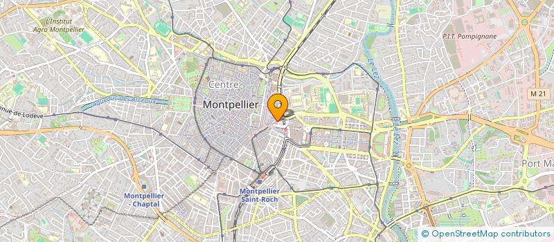 localisation de l'entreprise SCI MARIE ARNAUD - MARIE KARINE à MONTPELLIER