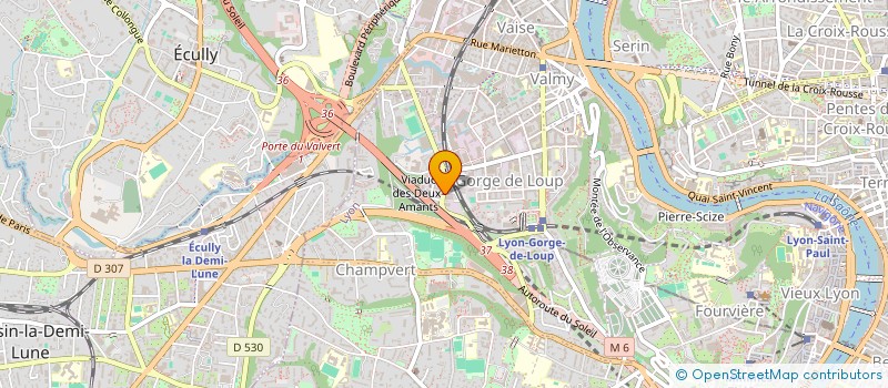 localisation de l'entreprise SCI MARIE ASTRID  LYON