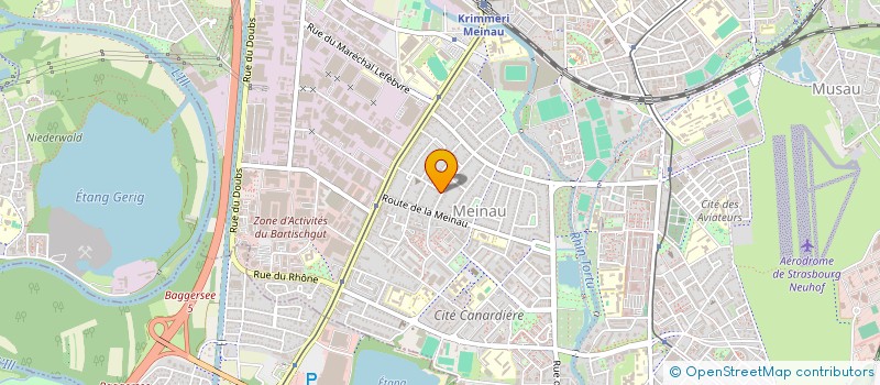 localisation de l'entreprise SCI MARIE AU MARAIS  STRASBOURG