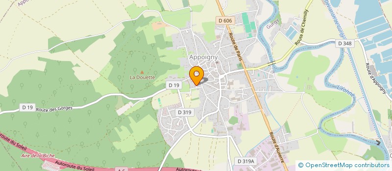 localisation de l'entreprise SCI MARIE BARC  APPOIGNY