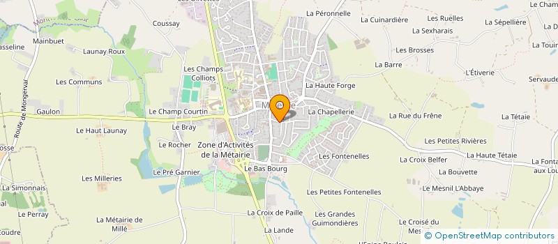 localisation de l'entreprise SCI MARIE BENIS  MELESSE