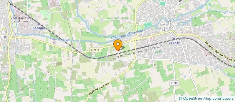 localisation de l'entreprise SCI MARIE BERNARD  LE THOR